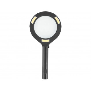 Лупа со светло 80lm, 5x зголемување, 3x0,5W LED сијаличка LED